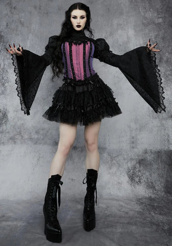 Quiet Soul Satin Corset