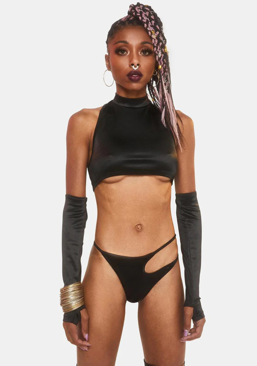 Dark Liaison Top And Gloves Set