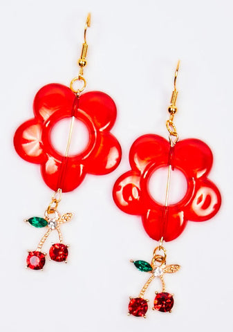 New Life Blooming Flower Drop Earrings