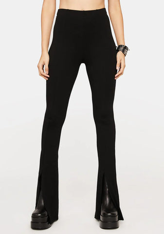 Onyx Changing Lives Front Slit Leggings