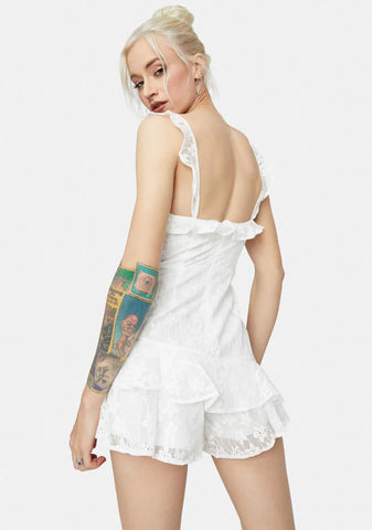 Another Day Of Sun Lace Romper