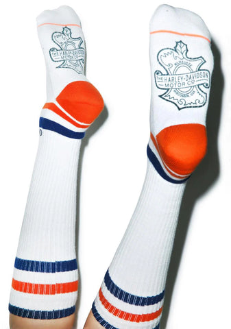 x Harley Davidson Historic Knee High Socks