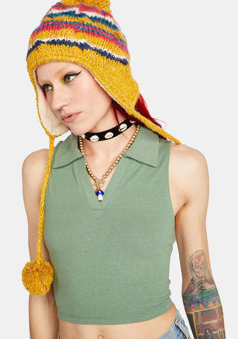 Fern Stay The Same Crop Tank