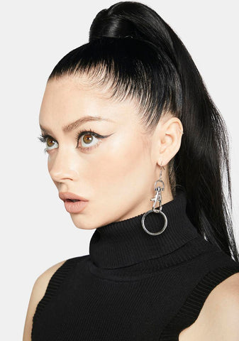 You Got Caught O-Ring Earrings