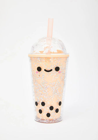 Pearl Boba Tea Reusable Tumbler