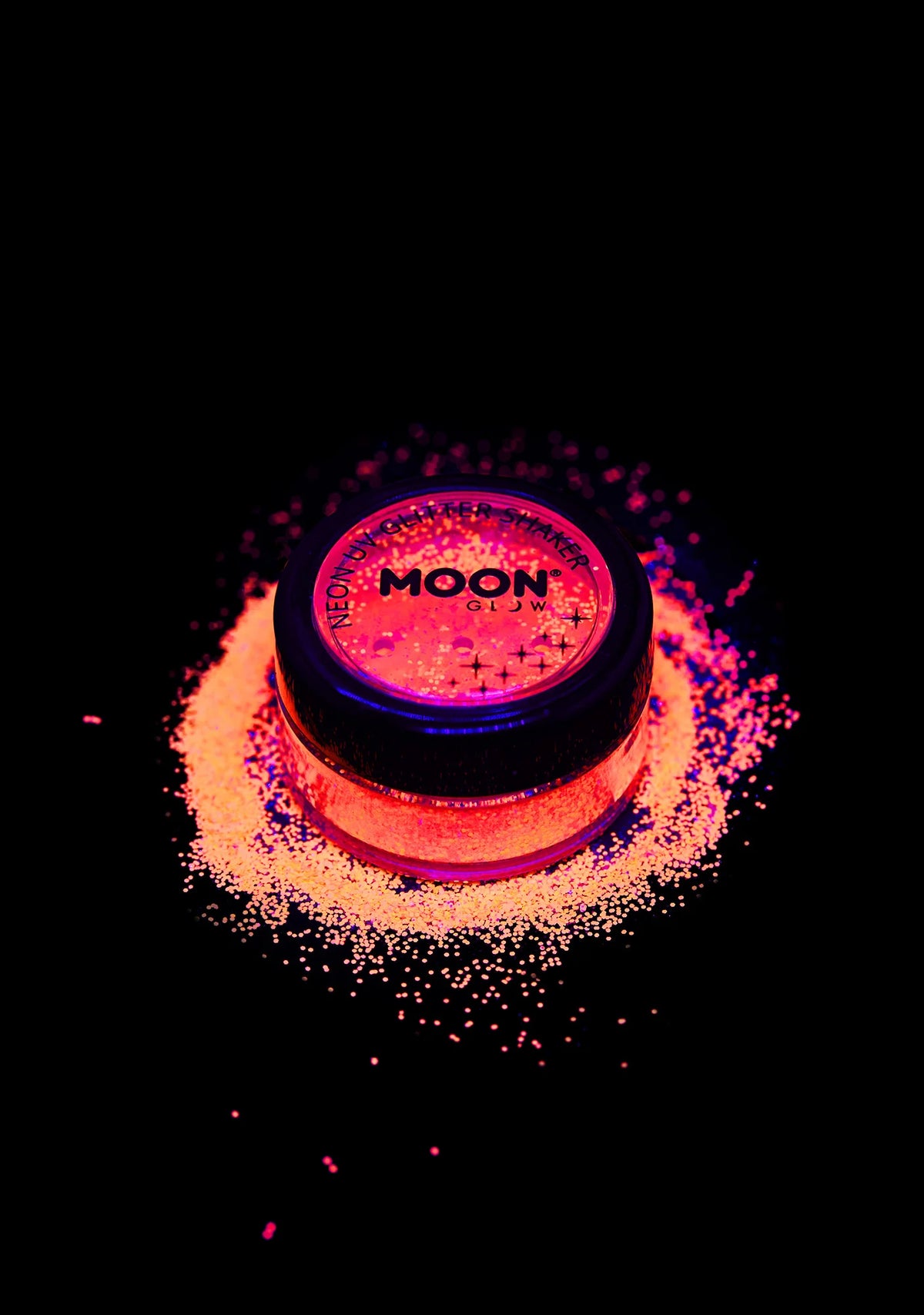 Neon Orange UV Glitter Shaker