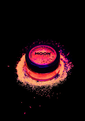 Neon Orange UV Glitter Shaker