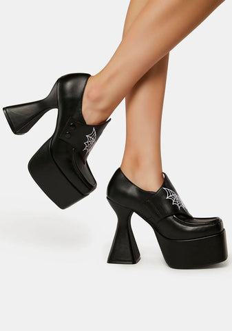 Drive Me Batty Platform Loafers