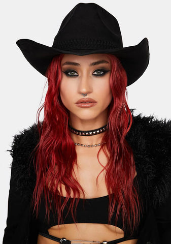 Classic Act Vegan Leather Cowboy Hat