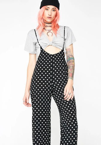 Talk To Me Sweet Polkadot Jumpsuit