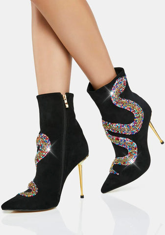 Zahra Heeled Booties