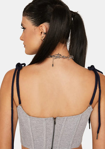 Here To Stay Corset Top