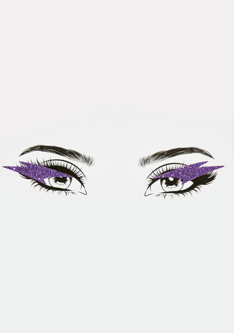 Violet Lightning Strikes Eye Decoration Set