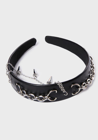 Let Down Hard Studded Headband