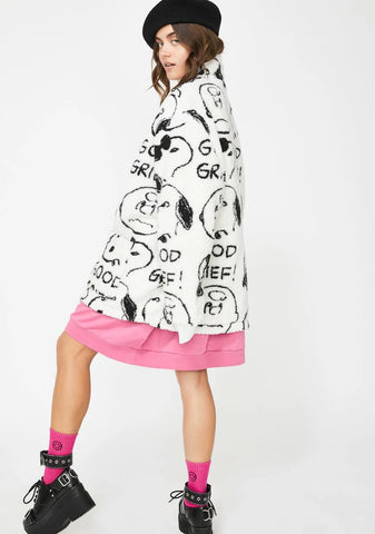 x Peanuts Good Grief Fleece Jacket