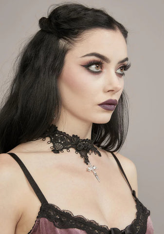 Devil's Desire Lace Choker