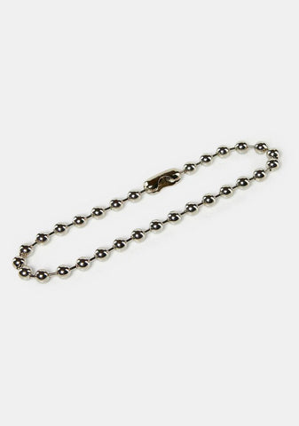 Modulation Oversized Ball Chain Necklace