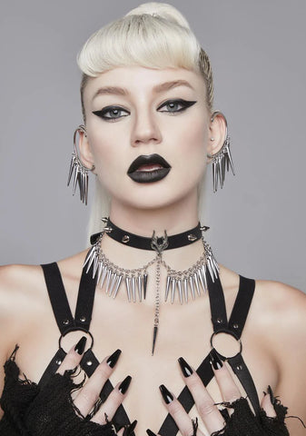 Blind Dragon Spiked Choker