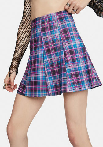 Back 2 School Baddie Plaid Skirt