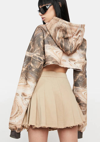 Atmosphere Strappy Pleated Mini Skirt