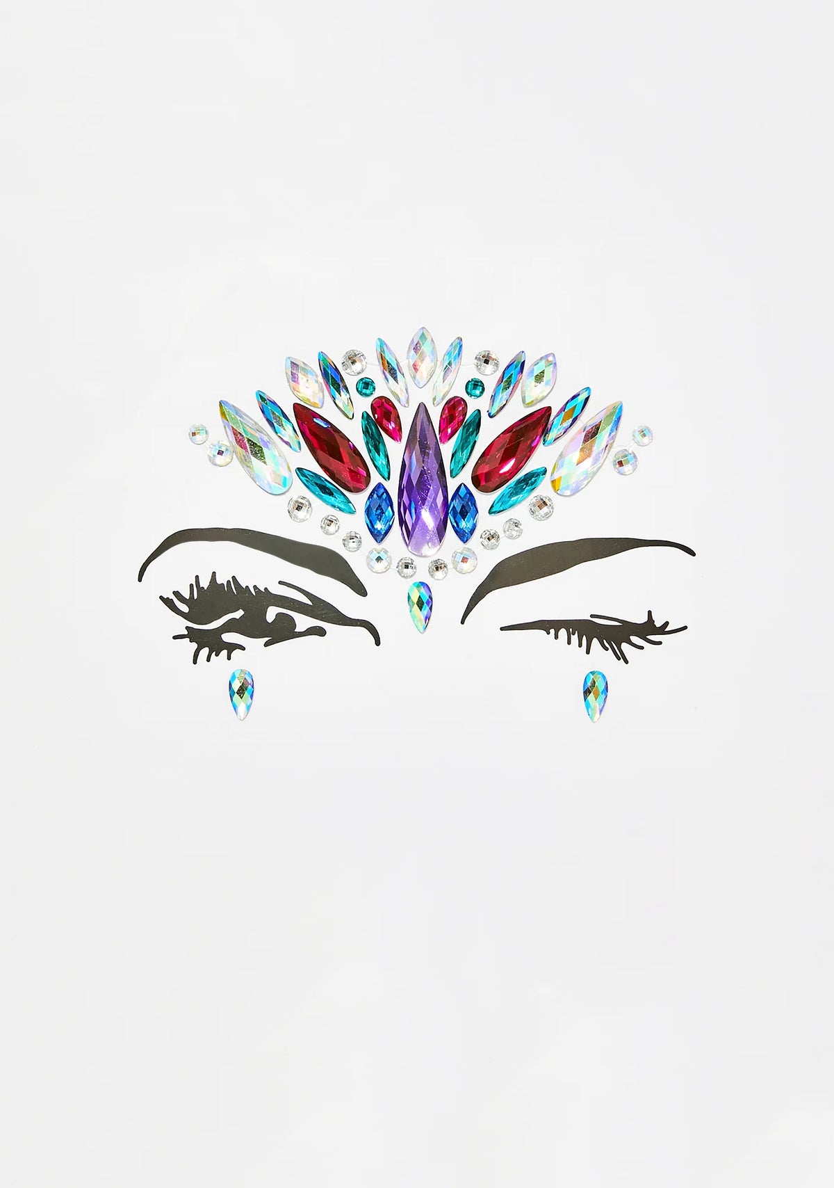 Fire Cracker Face Jewel