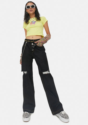 Paint The Town Distressed Jeans