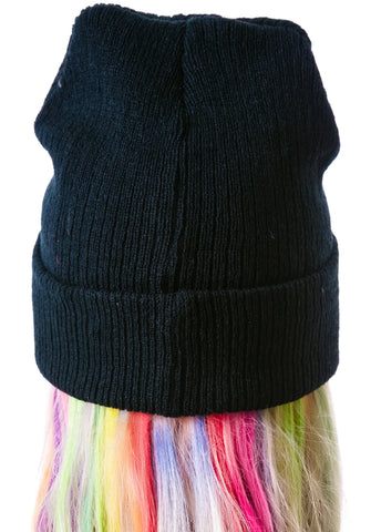 Icon Large Patch Beanie