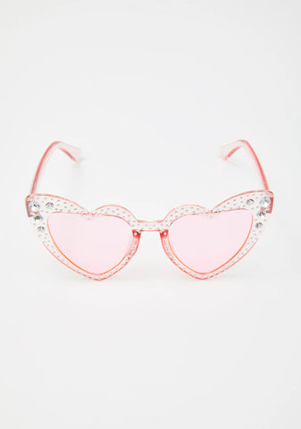 SoCal Romance Rhinestone Sunglasses