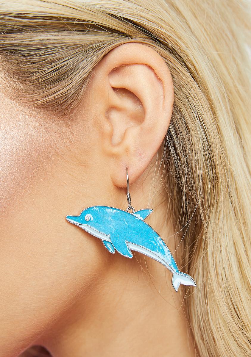 Luv Ur Energy Dolphin Earrings