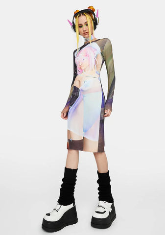 X Gabrielle Moon Child Dress