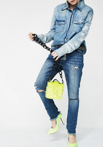 Neon Hype Crossbody Wallet