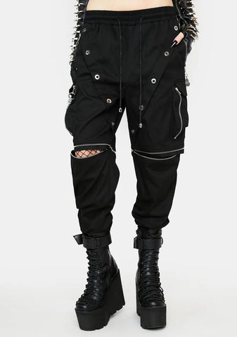 Two-Way Chain Punk Pants