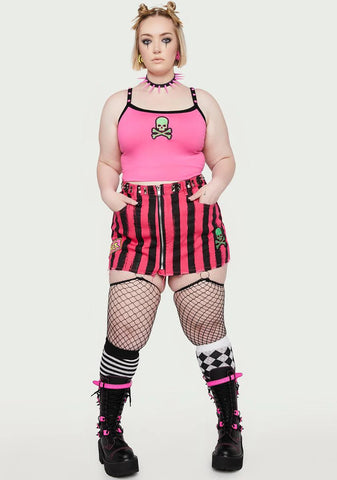 Plus Bad Joke Crop Top