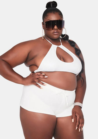 Plus Blanc Not Playing Games Lounge Shorts