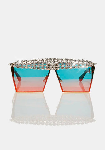Be You Rhinestone Sunglasses