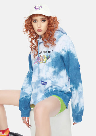 Aliens Tie Dye Hoodie