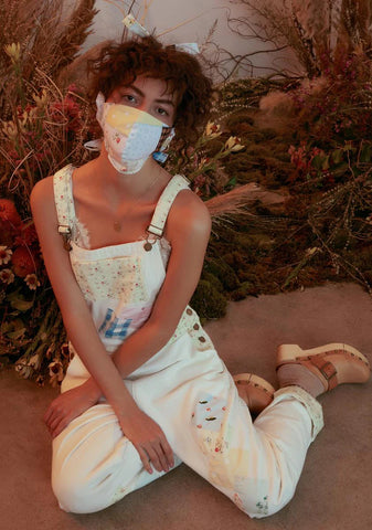 Stitched With Love Face Mask And Scrunchie Set