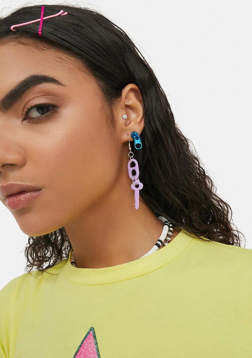 Lavender Life After Lockdown Drop Earrings
