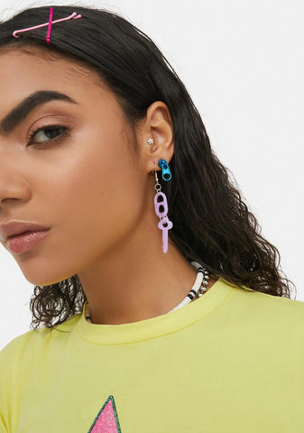 Lavender Life After Lockdown Drop Earrings