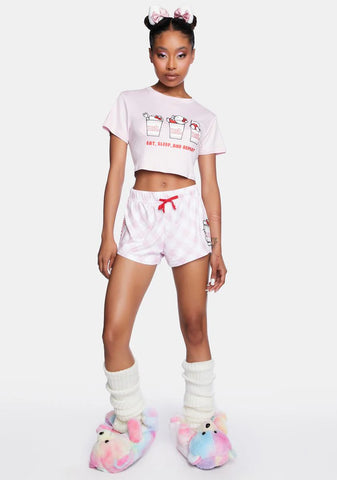 Eat Sleep Repeat Pajama Set