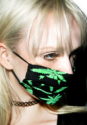 All Seeing Mary Dust Mask - Green
