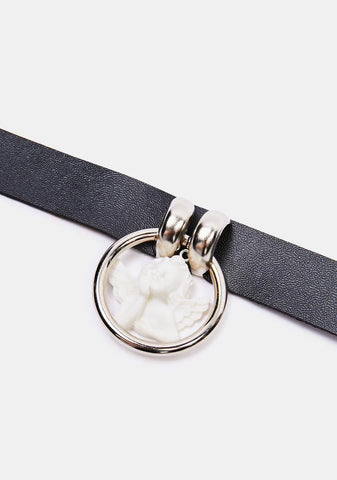 First Name Angel O-Ring Choker