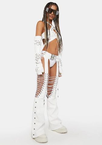 Compression Lace Up Chaps