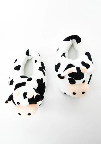 Issa Moo'd Cow Slippers