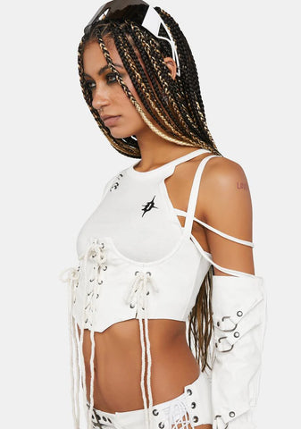 Compression Lace-Up Underbust Corset