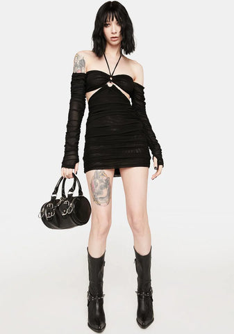 Black Lumi Mini Dress