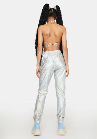 Take A Trip Metallic Joggers Set