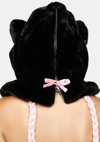 Pink Ears Bear Hat