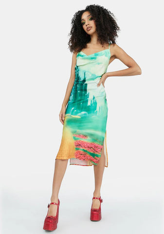 City Of Emeralds Midi Dress