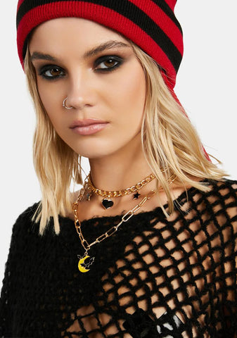 Out After Dark Layered Necklace